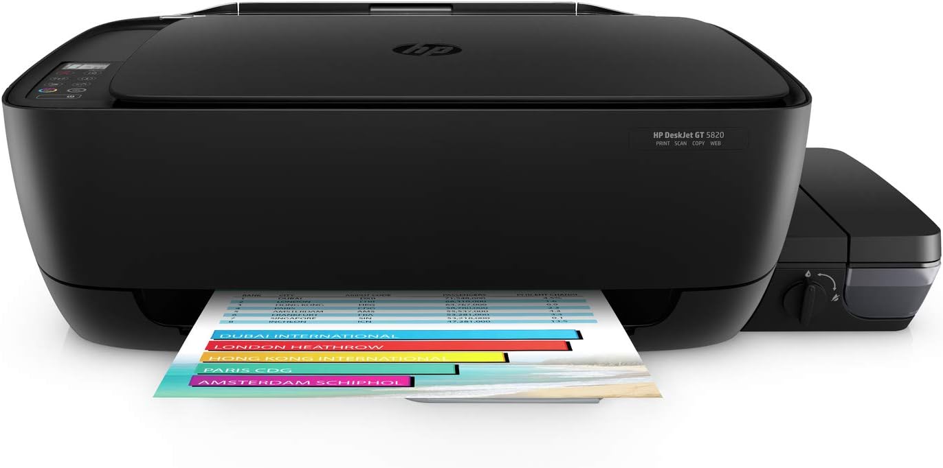 hp deskjet gt 5820 scan