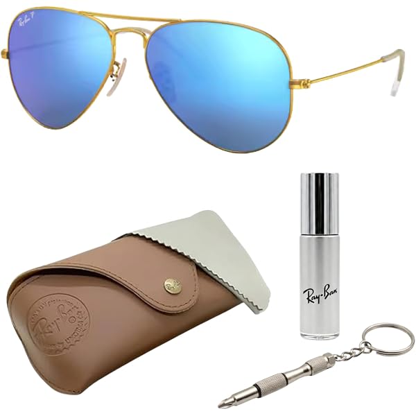 Amazon.com: Ray-Ban RB3025 Aviator Classic Pilot Shape  display picture 1