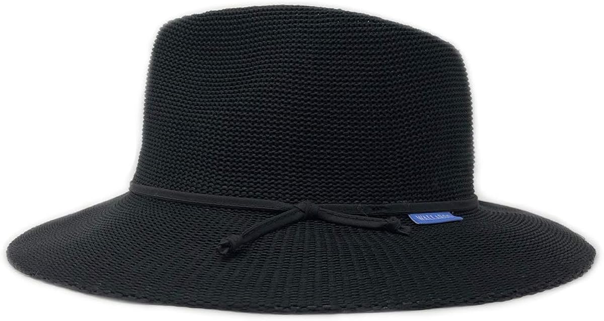 Women’s Victoria Fedora Sun Hat – UPF 50+, Adjustable, Packable, Black at  Women’s Clothing store
