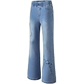 blibean Girls Cute Jeans Kids Zimbaplatinum Demin Pants Size 6-15 Years