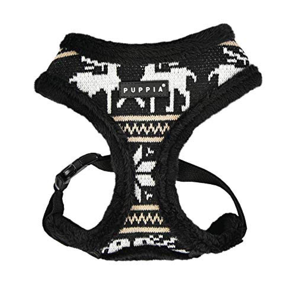 PUPPIA PASD-HA1655-BK-XL Prancer Harness for Dogs, XL, Black