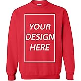 Add Your Own Text Design Custom Personalized Crewneck Sweatshirt