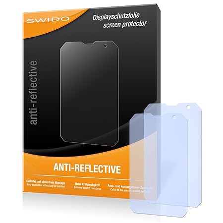 SWIDO® Displayschutz für Caterpillar Cat B15 [4 Stück] Anti-Reflex MATT Entspiegelnd, Hoher Härtegrad, Schutz vor Kratzer/Gla