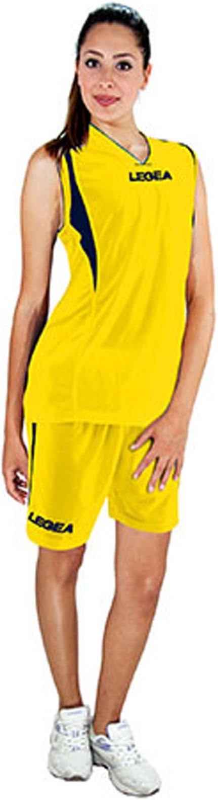 LEGEA KIT BASKET ATLANTA BASKET LINE BASKETBALL MATCH SPORT T-SHIRT JERSEY SHORTS WOMAN