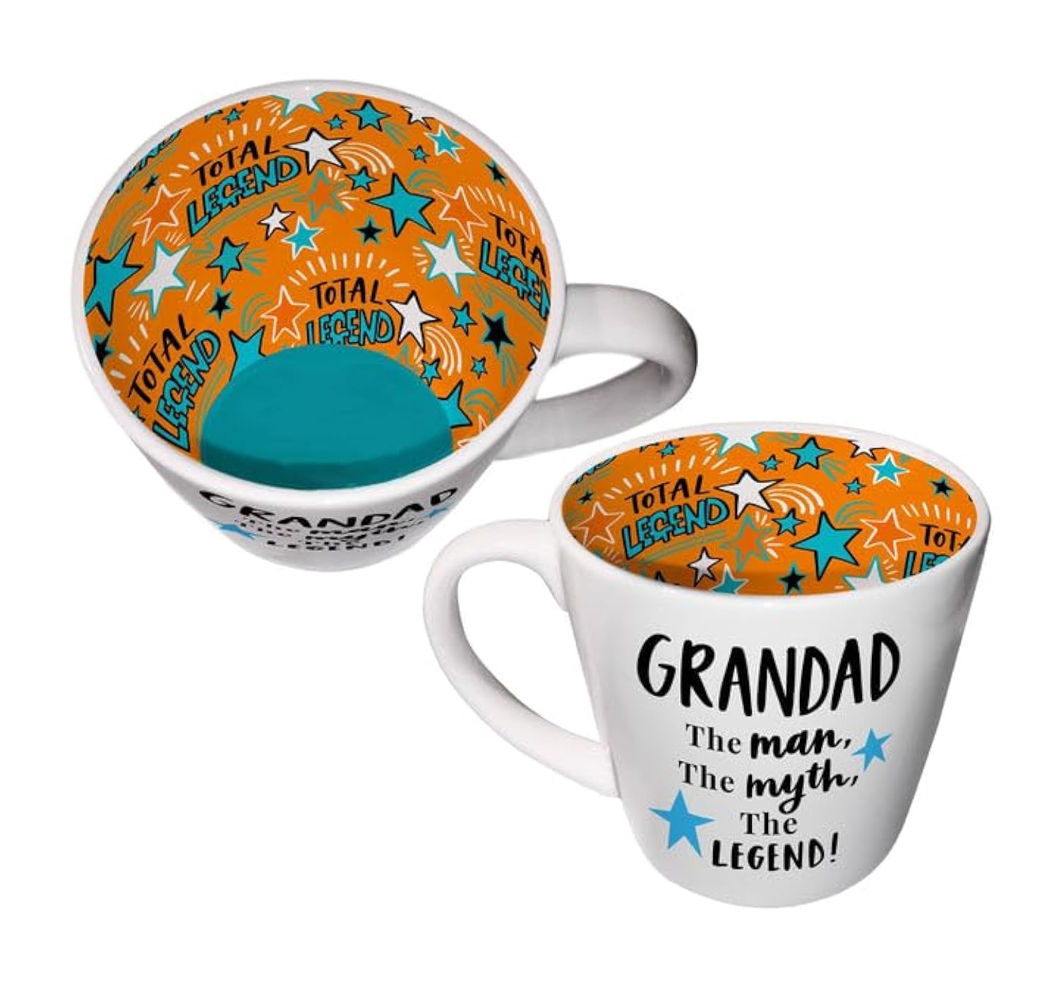Inside Out Grandad, The Man, The Myth, The Legend Mug with Gift Box