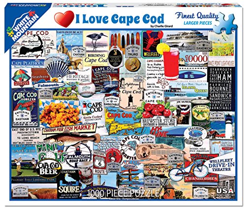 White Mountain Puzzles I Love Cape Cod Jigsaw Puzzle (1000 Piece)