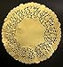 10 Inch Gold Round Lancaster Paper Doilies 50 Count