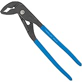 Channellock Tongue and Groove Plier GL10 GripLock - Lock Jaw Pliers, True Blue Grips - 9.5 In