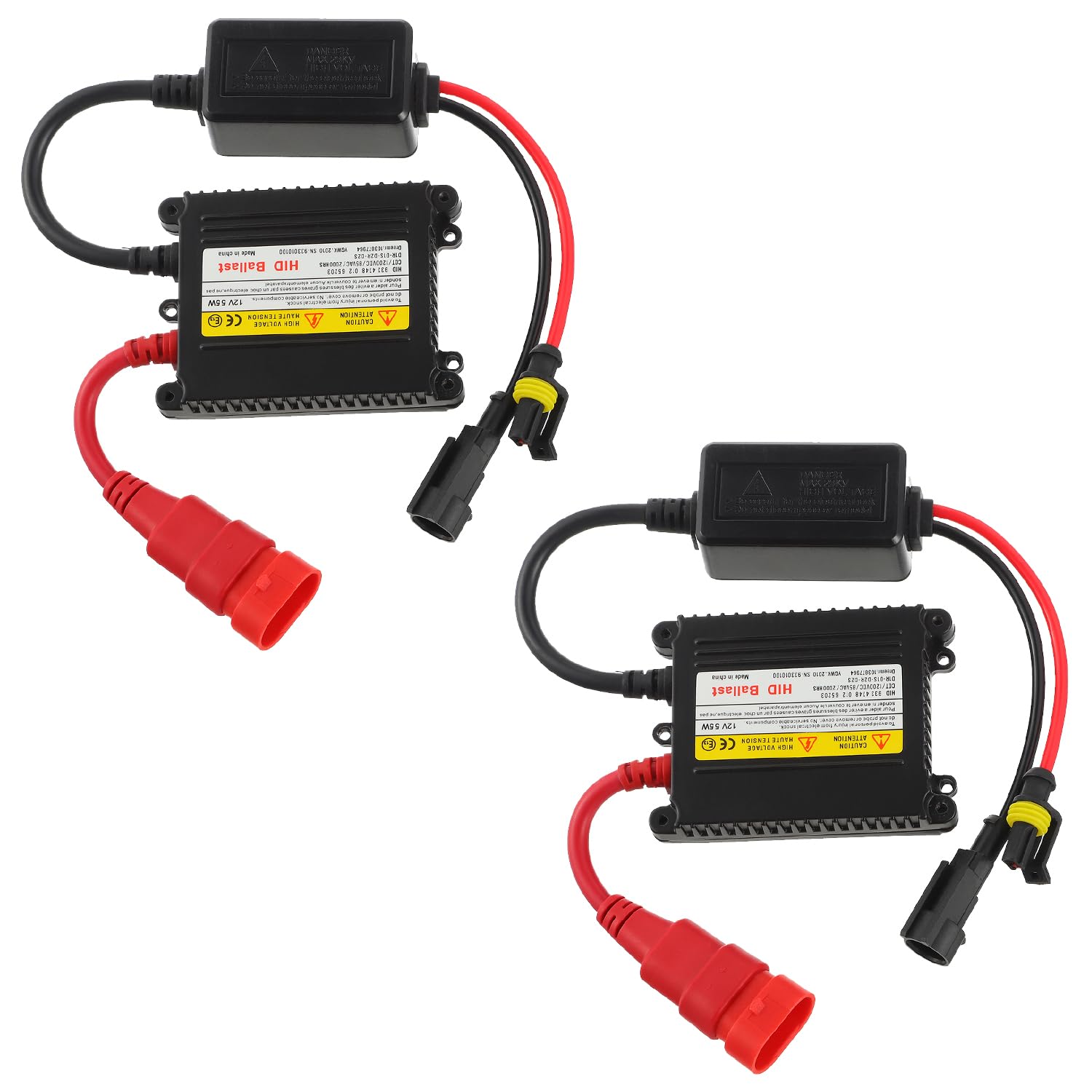 Photo 1 of EPLZON DC 12V 55W Ultrathin HID Ballast DC Xenon Lamp Ballast Automotive Headlight Stabilizer Suitable for H1 H3 H4 H7 H11 H13 9005 9006 9007 5202 880(Pack of 2pcs)