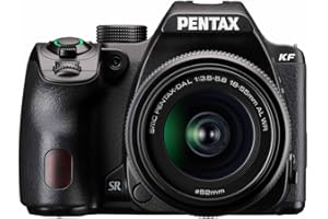 PENTAX KF APS-C Digital SLR Camera 18-55 WR kit with Dustproof, Weather-Resistant and Vari-Angle LCD Monitor, Black
