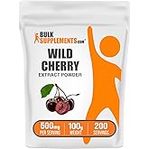 BulkSupplements.com Wild Cherry Extract Powder - Cherry Supplement, Herbal Supplement - Gluten Free, 500mg per Serving, 100g (3.5 oz) (Pack of 1)