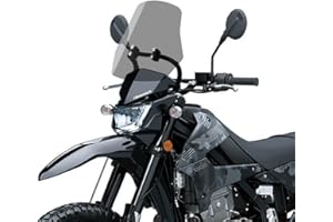 RAIMTO For KLX 300 2022 2023 Motorcycle Front ABS Windshield, Grey