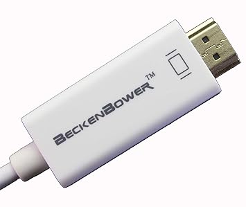 BeckenBower 5 m Cable DisplayPort Thunderbolt de Mini DisplayPort ...