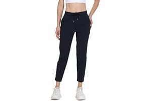 Blaosn 7/8 Dress Golf Pants Women Workout Athletic Sweatpants with Pockets Work Track Lounge Casual Jogger Yoga Leggings