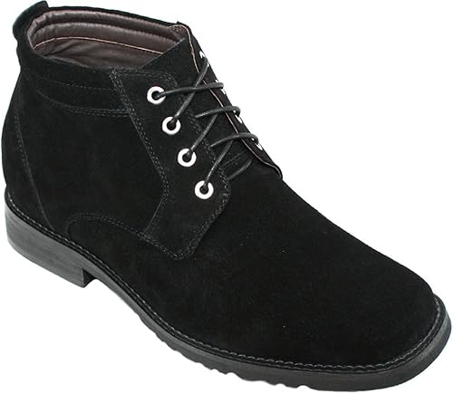 black suede lace up ankle boots