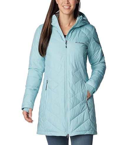 Columbia Veste à capuche Heavenly pour femme, 2024, Aqua Haze, T-Petit :  Amazon.ca: Mode