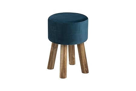AC Design Furniture Stuhl Heidi, B: 28 x T:28 x H: 40 cm, Stoff, Grün