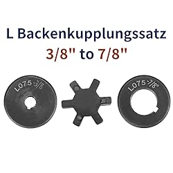 uxcell 3/8" to 7/8" L075 Flexible 3-Piece L-Jaw