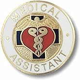EMI Medical Assistant Nurse Pin Round