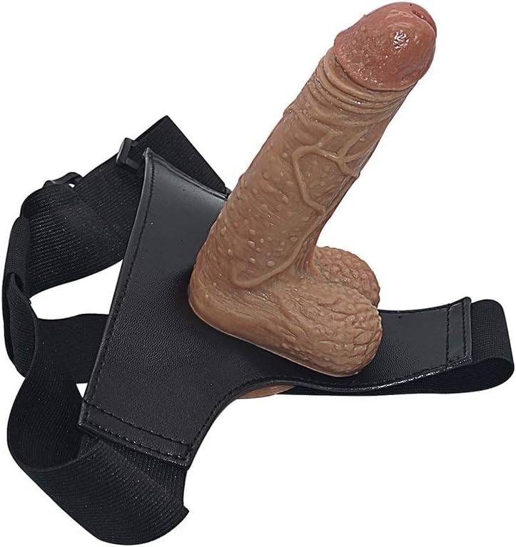 Female Wearable Hollow Mássage Tools for Men to Use on Women Strap 7.48 inch