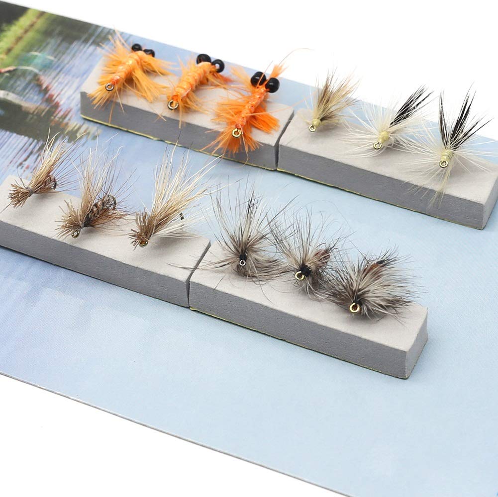 Fly Fishing Big Trout Flies Kit Top 10 Steelhead Flies Flyfishing Gear Premium Wet Dry Flies Trout Lures Streamer Nymph Emerger Fishing Assorted Trout Flies Bass Salmon (Classic Trout Flies Kits 02)