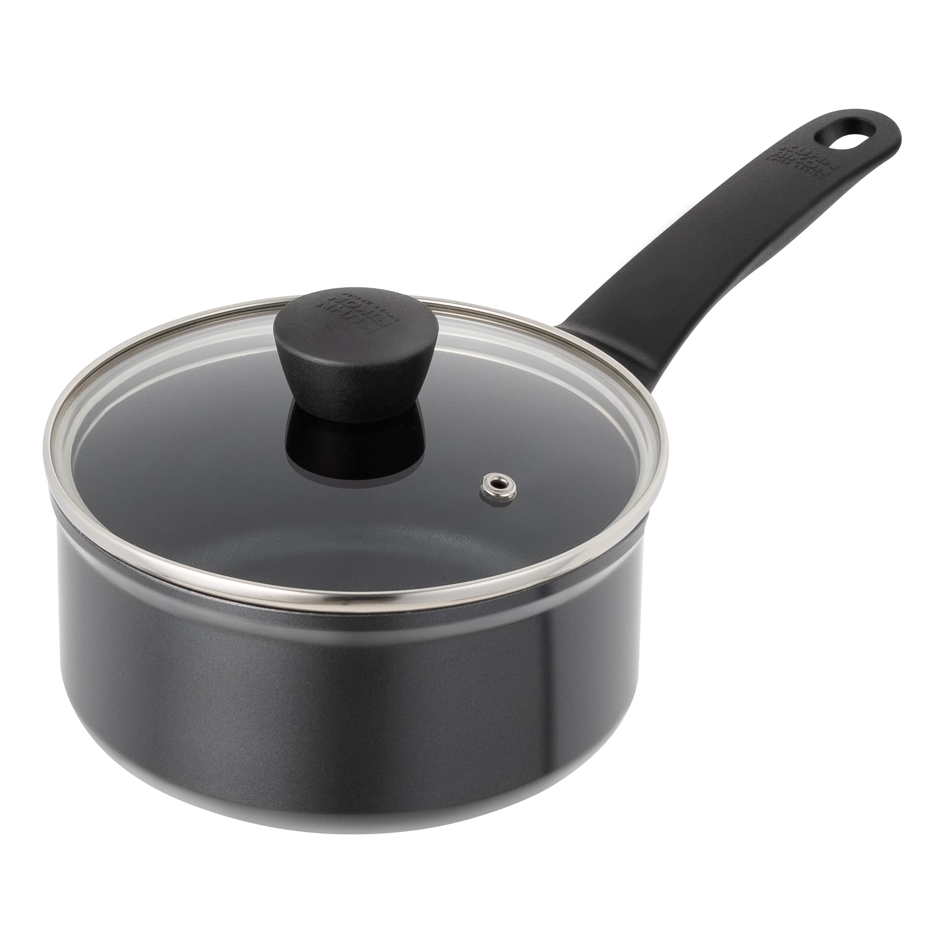 Kuhn Rikon Easy Induction Saucepan, 18cm/2.2 Litre Oven Safe Aluminium Pan. Dishwasher Safe Cooking Pot with Glass Pan Lid. Saucepans for Induction Hobs - Kuhn Rikon Cookware Guarantee — image 1