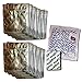 50-1 Quart Mylar Pro Bags (8x10 Inch) Extreme 5.25 Mil Zip Lock + 50-300cc Oxygen Absorbers Combo Pack - Long Term Food Storage Supplies for Your Emergency, Disaster, and Survival Preparedness