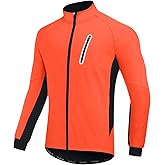 baleaf Men's Winter Cycling Jackets Water Resistant Thermal Running Softshell Jacket Warm Cold Weather Pockets