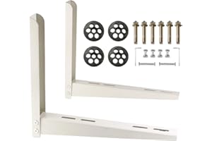 TAKTOPEAK Mini Split Mounting Brackets, Folded Wall Mount for Mini Split from 7000 BTU to 24000 BTU