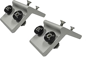 Bert's Custom Tackle Polar Kraft 60-Degree Track Bracket Set (2-Brackets)