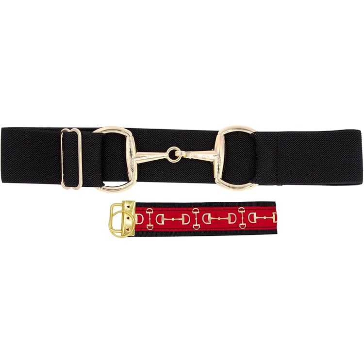 Amazon.com : Tory Leather 1 Inch Snaffle Bit Belt 1x24 Black