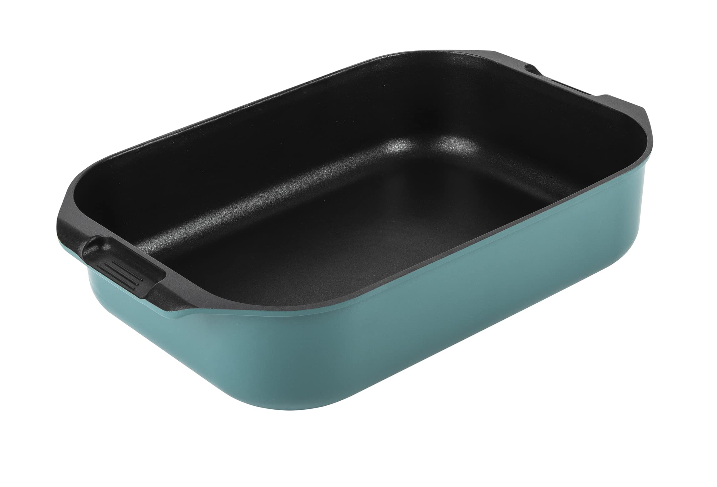Nadiya x Prestige Cast Aluminium Roaster 39 x 25cm - Large Induction Roasting Tin, PFOA Free & Dishwasher Safe,Blue/Black — image 1