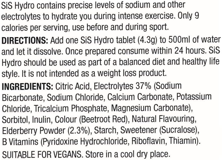 Science in Sport Hydro Electrolyte Tablets 20 pcs. Berry, Vegan & Gluten-Free - Image 5