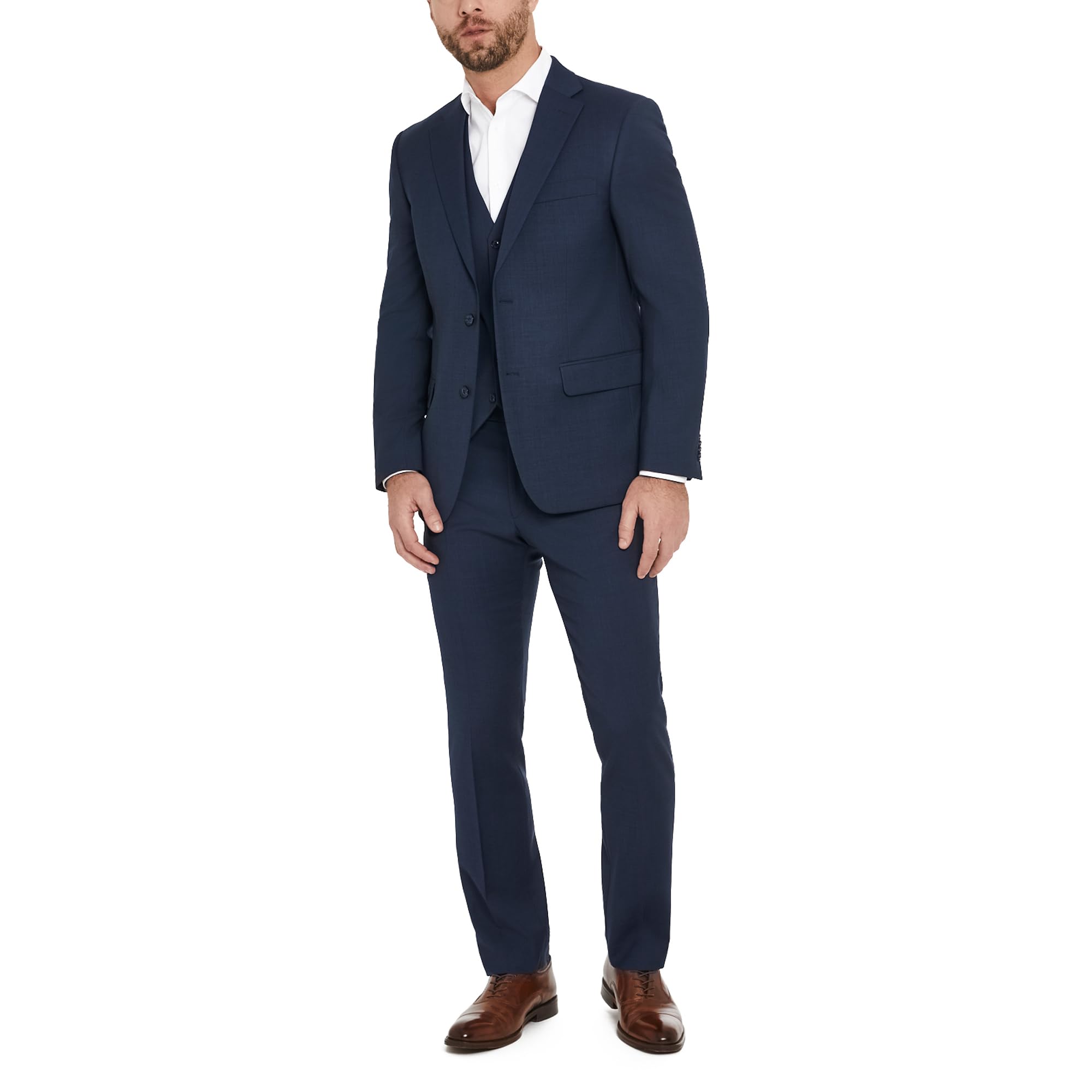 Tommy Hilfiger TH Flex Modern Fit Suit Separates Jacket, Blue, 36 Regular