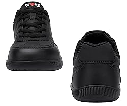LARNMERN Steel Toe Skate Shoes Men Safety Work