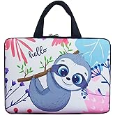 11 11.6 12 12.5 inch Laptop Carrying Bag Chromebook Case Notebook for Apple MacBook Air Samsung HP DELL Lenovo Asus (Sloth)