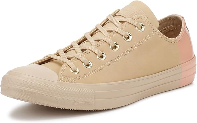 converse ox leather womens trainers