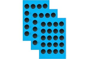 60 Dot Mouse Skates, High-Density PTFE for Glass & Cloth Mousepads, Rounded Polished Edges - Quiet, Smooth Glide, Compatible 