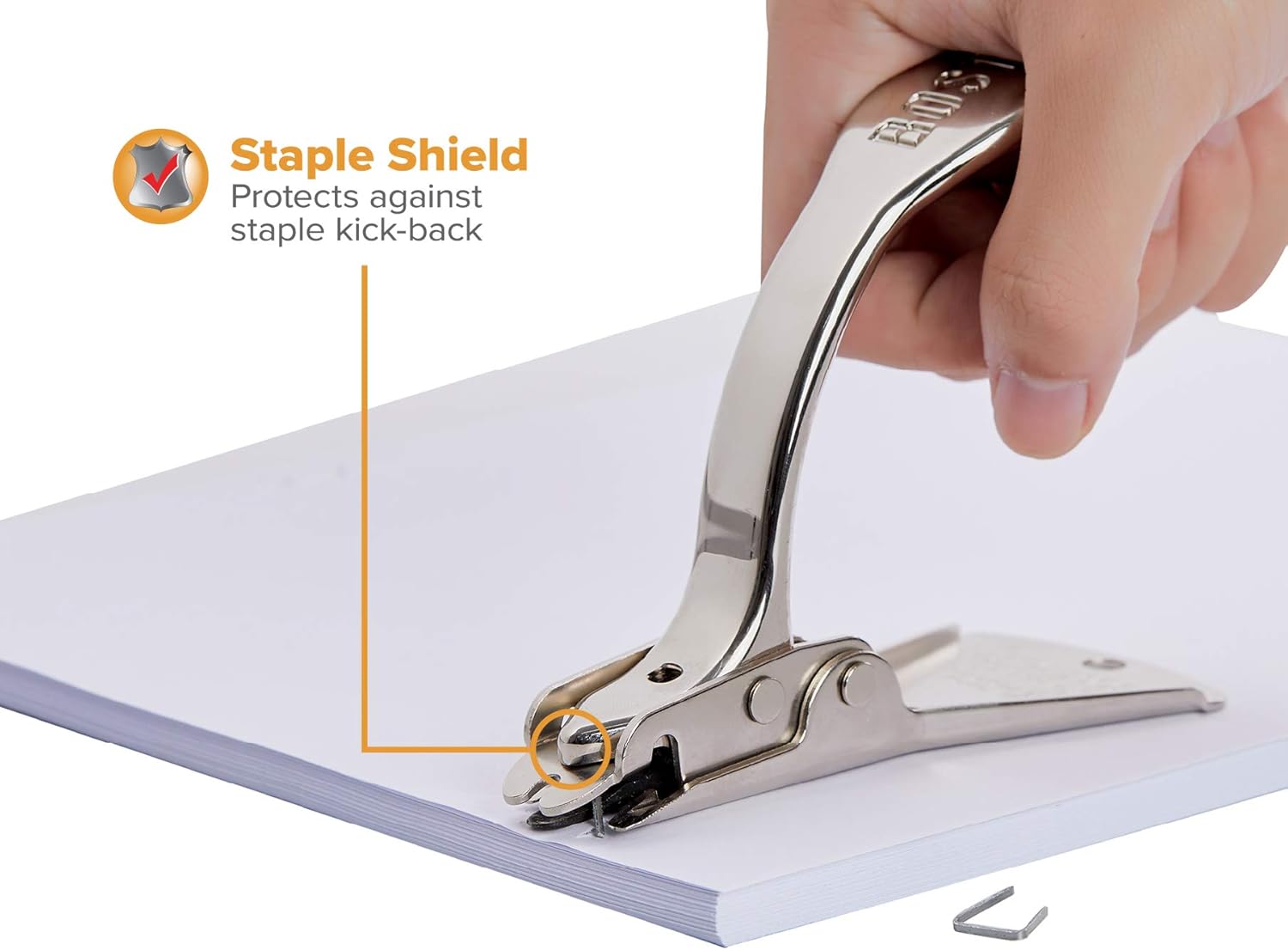 Bostitch Heavy Duty & Carton Staple Remover, Chrome (G27W) : Heavy Duty Desk Staplers : Office Products