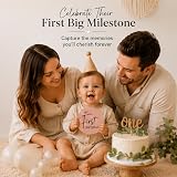Tiny Trees Baby Milestone Discs & Cards 7 Double-Sided 0-12 Months view 3