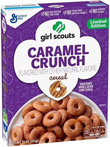 Girl Scouts Cereal, Caramel Crunch, 11 Ounce