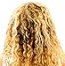 Styla Hair Ties for Thick Hair (4 Black Large) Seamless Hair Elastics Scrunchies for Heavy, Curly Hair Accessories Stretch Ponytail Holders