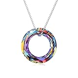 AOBOCO Sterling Silver Volcano Necklace with