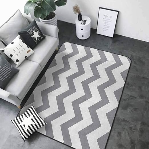 grey and white playmats