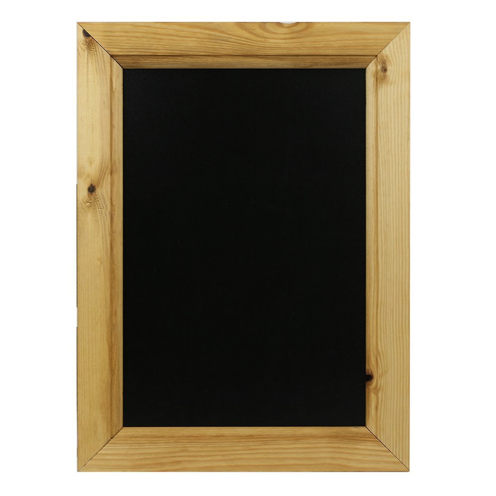 Chalkboards UK WC103 Framed Blackboard, Wood, Black, A3 (45 x 32.7 x 1.5 cm)
