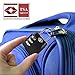 Luggage Locks TSA Approved 2 Pack - Steel Travel Padlocks for Suitcases & Baggage with Search Alert Indicator