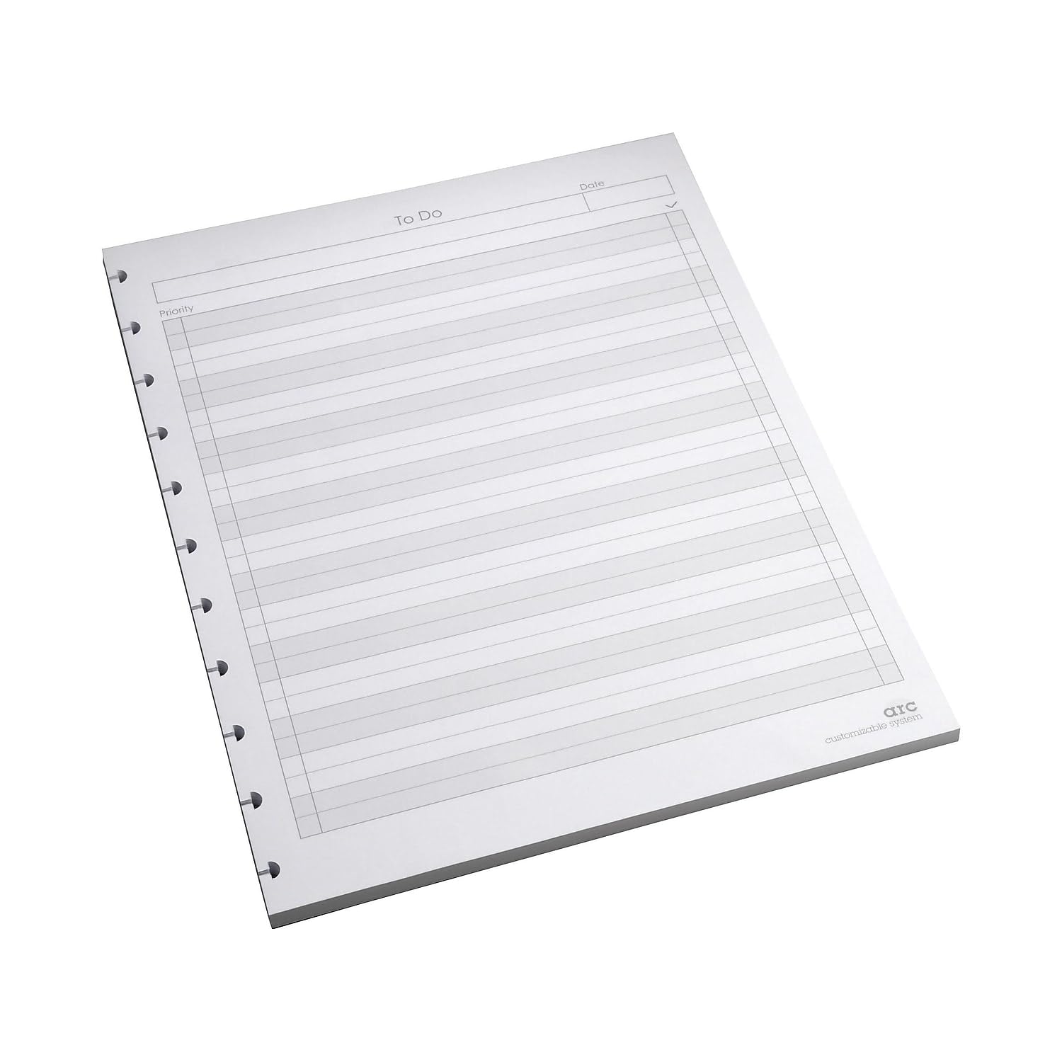 Staples Arc to-Do Notebook Filler Paper, Letter-sized, White, 50 Sheets by Staples