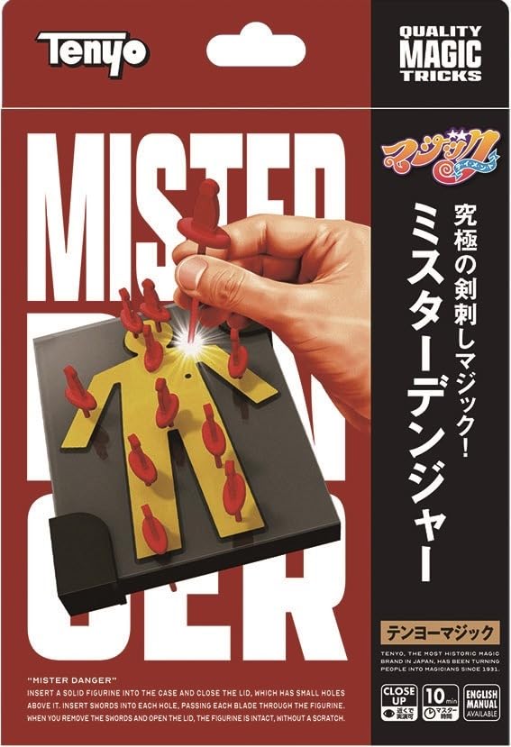 テンヨー(Tenyo) 手品 マジック ミスターデンジャー 究極の剣刺しマジック ポケットに入る不思議エンターテイメント 誰にでもできて超不思議 初心者向け 6歳以上