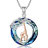 KoyeKei Sport/Music Necklace for Women 925 Sterling Silver Crystal Pendant Tree of Life Jewelry Gifts for Sport Players
