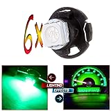 cciyu 6 Pack T4.7 Neo Wedge 5050 Led Replacement